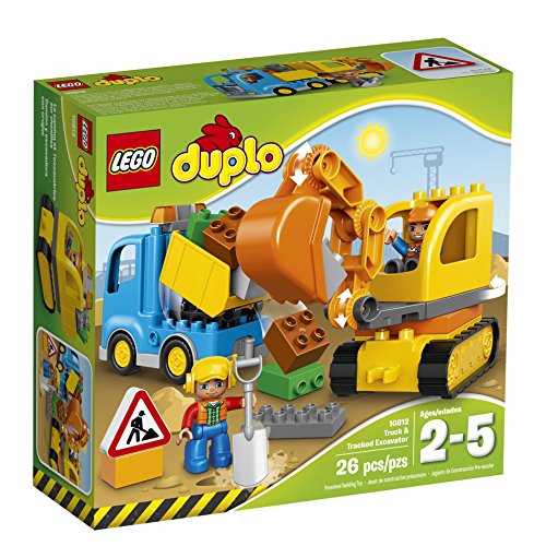 LEGO DUPLO Town Truck And Tracked Excavator 10812, Best Gift For 2-Year-Olds