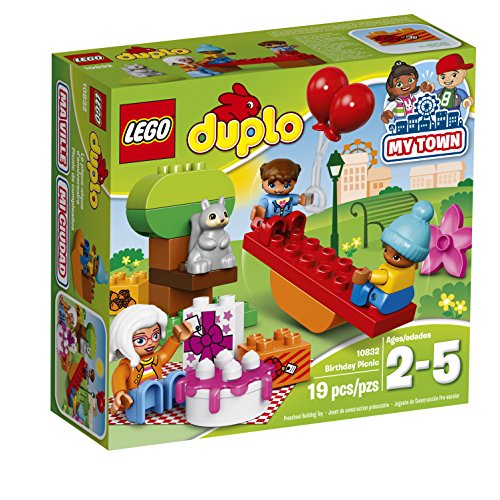 LEGO DUPLO My Town Birthday Party 10832, Preschool, Pre-Kindergarten Large Building Block Toys
