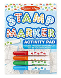 Melissa & Doug Stamp Markers and Activity Pad - Stars, Fish, Cars, and Frogs