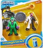 Imaginext Fisher-Price DC Super Friends The Riddler and Two Face Figures, Multicolor (GBL90)