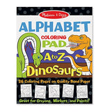 Melissa & Doug Dinosaurs Alphabet Coloring Pad