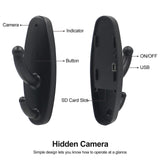 SSG Hidden Camera Clothes Hook Mini Spy Camera Covert Nanny Cam Wall Mounted Security Camera Wireless Micro Camera No WiFi No Audio