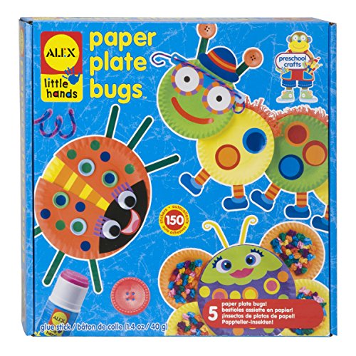 Alex Little Hands Paper Plate Bugs Kids Toddler Art and Craft Activity