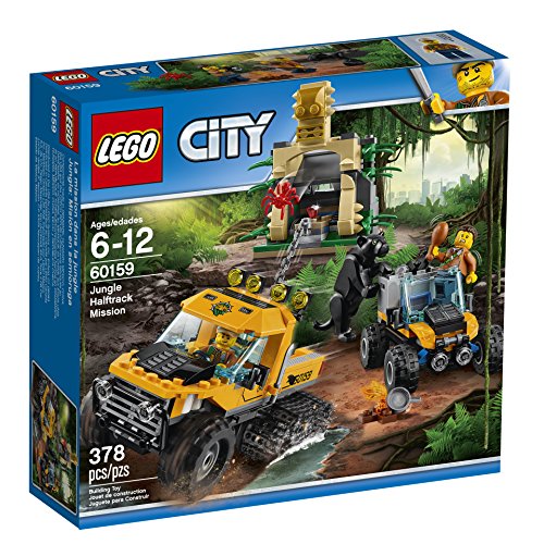 LEGO City Jungle Explorers Jungle Halftrack Mission 60159 Building Kit 378 Piece