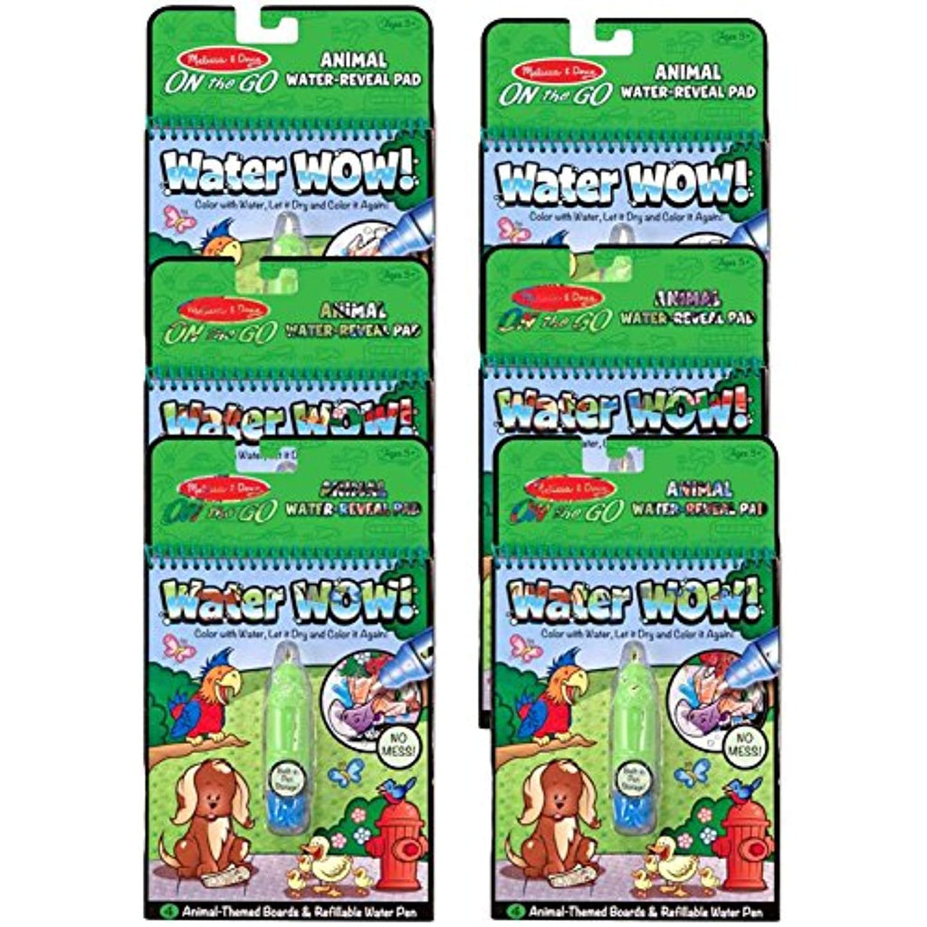 Melissa & Doug On The Go Water Wow! Activity Book, 6-Pack - Animals Bundle Toy