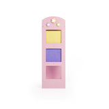 Guidecraft See and Store Dress-up Center  Pastel: Toddlers' Clothing Rack Wardrobe with Mirror & Shelves, Cubby Armoire with Bottom Tray - Kids Bedroom Furniture.