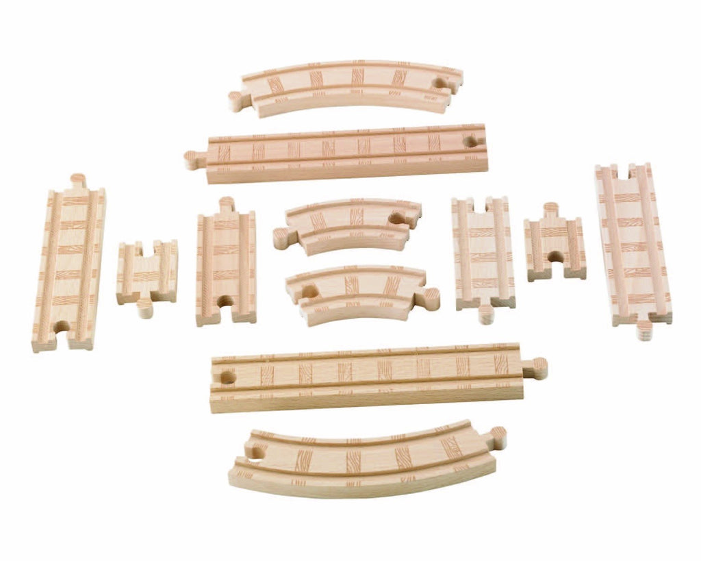 Fisher Price Thomas the Train Wooden Railway Straight and Curved Expansion Track Y4089