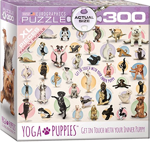 EuroGraphics Yoga Puppies 300-Piece Puzzle (Small Box)
