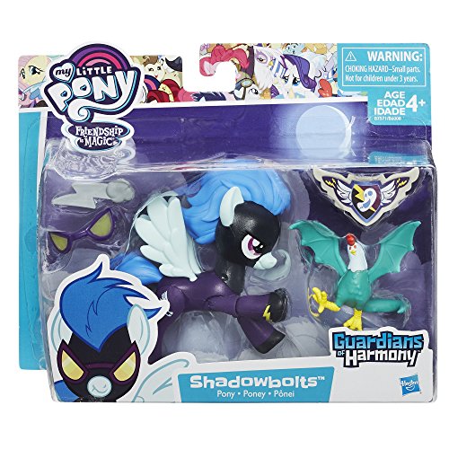 My Little Pony Guardians of Harmony Shadowbolts Pony and Cockatrice Figures