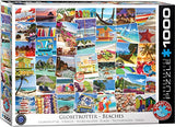 EuroGraphics Beaches Globetrotter Jigsaw Puzzle (1000 Piece)