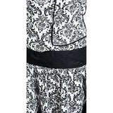 Flirty Aprons Women's Sadie Black Damask Apron