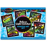 Melissa & Doug Deluxe Light Catcher Scratch Art Set + Free Scratch Art Mini-Pad Bundle [59862]