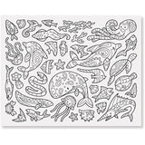 Melissa & Doug Color-Your-Own Sticker Coloring Activity Pad 2-Pack - Animals, Dress-Up
