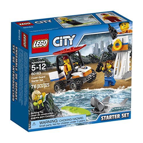 LEGO City Coast Guard Coast Guard Starter Set 60163 Building Kit 76 Piece
