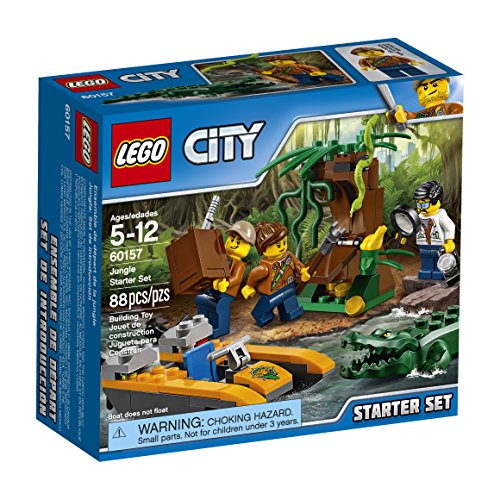 LEGO City Jungle Explorers Jungle Starter Set 60157 Building Kit 88 Piece