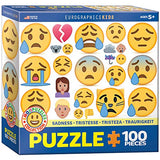 EuroGraphics Sadness Emoji (100 Piece) Puzzle