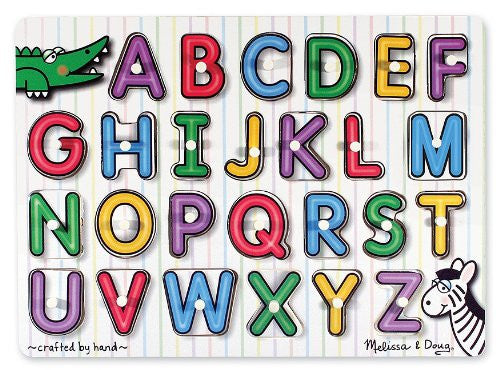 Melissa & Doug See-Inside Alphabet Peg (UC) 3272