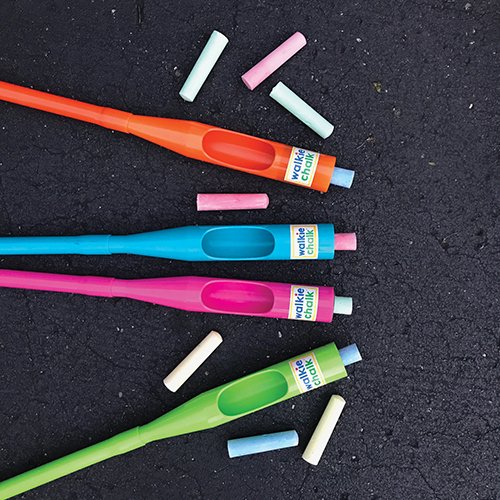 Walkie Chalk Stand-Up Sidewalk Chalk Holder - Teal - Creative Outdoor Toy for Kids and Adults!