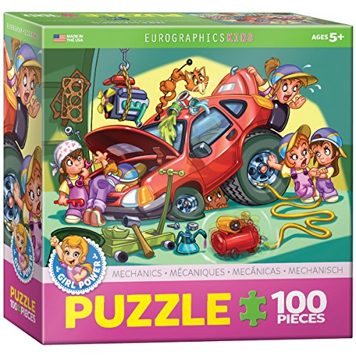 EuroGraphics Girl Power! Mechanics Puzzle (100-Piece)