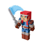 Minecraft Dungeons 3.25-in Valorie Collectible Battle Figure and Accessories, Based on Video Game, Imaginative Story Play Gift for Boys and Girls Age 6 and Older