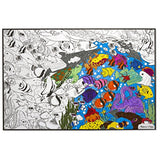 Melissa & Doug Jumbo Color-in Poster - Tropical Sea Life