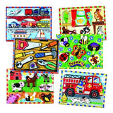 Chunky Raised Puzzles (Set Of 6)