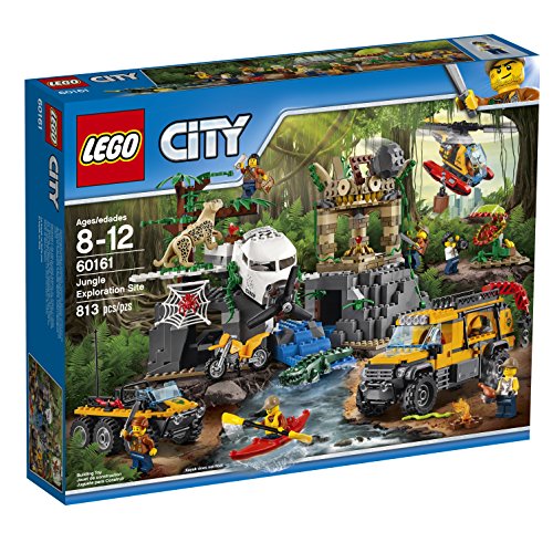 LEGO City Jungle Explorers Jungle Exploration Site 60161 Building Kit 813 Piece
