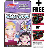 Makeup & Manicures: Water Wow Activity Book + FREE Melissa & Doug Scratch Art Mini-Pad Bundle [94160]