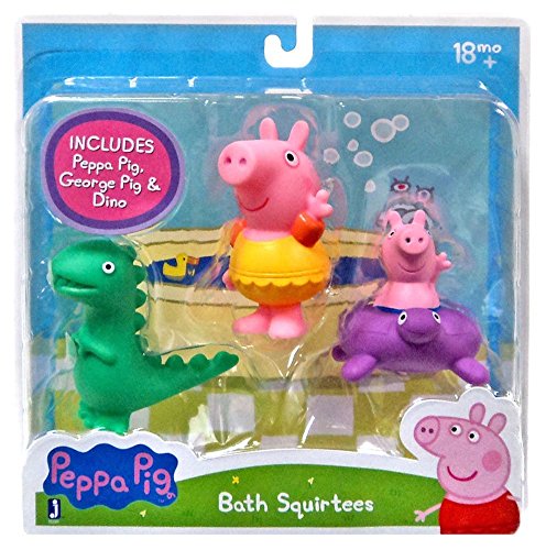 Peppa Pig, George and Dinosaur Bath Squirters