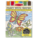 Melissa & Doug Garden: Color with Water Only Art Activity Pad & 1 Scratch Art Mini-Pad Bundle (04167)