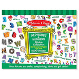 Melissa & Doug LCI4191BN Sticker Collection, Alphabet & Numbers, MultiPk 6 Packs/CT