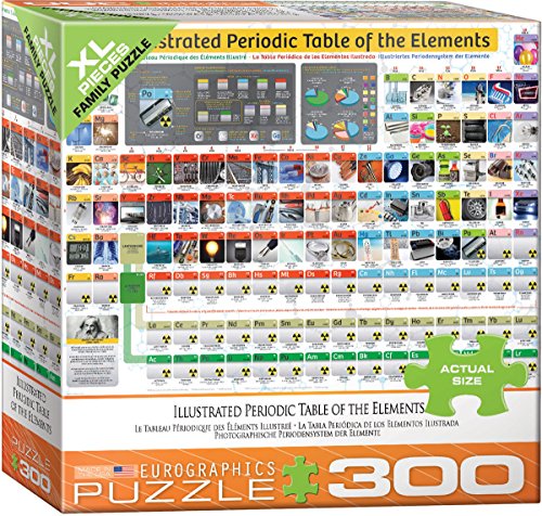 EuroGraphics (EURHR Illustrated Periodic Table of The Elements 300Piece Puzzle 300Piece Jigsaw Puzzle
