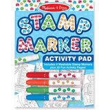 Melissa & Doug Blue: Stamp Pen Marker Activity Pad & 1 Scratch Art Mini-Pad Bundle (02422)