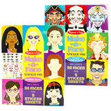 Melissa & Doug Make-A-Face Sticker Pad with Crazy Characters