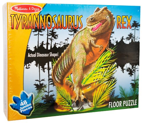 Melissa & Doug T-Rex: 48-Piece Floor Puzzle + Free Scratch Art Mini-Pad Bundle + Free Scratch Art Mini-Pad Bundle