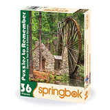 Springbok's 36 Piece Jigsaw Puzzle Water Wheel
