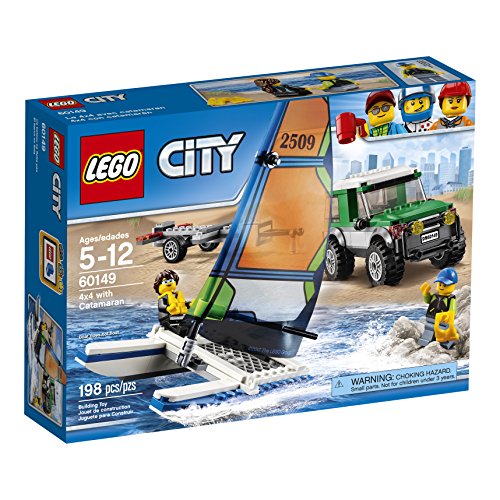 LEGO City Great Vehicles 4 X 4 With Catamaran 60149 Childrens Toy