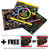Melissa & Doug Scratch Art Doodle Pad + Free Scratch Art Mini-Pad Bundle