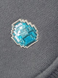 JINX Minecraft Big Boys' Diamond Premium Zip-Up Hoodie (Gray, X-Small)