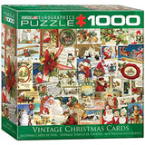 EuroGraphics Vintage Christmas Cards Puzzle (1000 Pieces)
