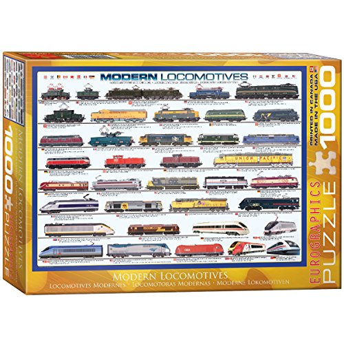 EuroGraphics Modern Locomotives 1000 Piece Puzzle