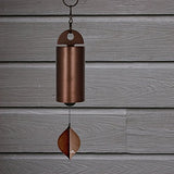 Woodstock Chimes HWMC The Original Guaranteed Musically Tuned Chime Medium Heroic Windbell, Antique Copper