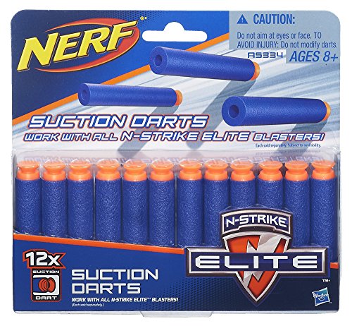 Official Nerf N-Strike Elite Series Suction Darts 12-Pack
