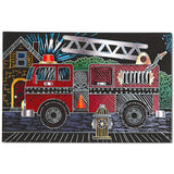 Melissa & Doug Vehicles: Scratch Art Color-Reveal Light Catcher Pack & 1 Scratch Art Mini-Pad Bundle (05898)
