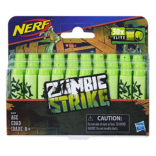 Official Nerf Zombie Strike 30-Dart Refill Pack,Multi Color