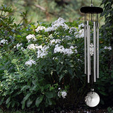 Woodstock Chimes CCMC Crystal Meditation Chime, 16", Silver
