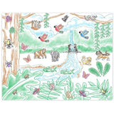 Melissa & Doug Fairy Garden: Stamp-a-Scene Wooden Stamp Set + Free Scratch Art Mini-Pad Bundle [24242]