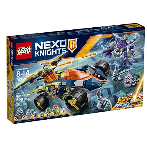LEGO Nexo Knights Aarons Rock Climber 70355 Building Kit 598 Piece