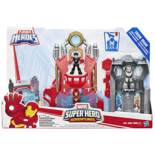 Playskool Heroes Marvel Super Hero Adventures Iron Man Armor Up Fortress