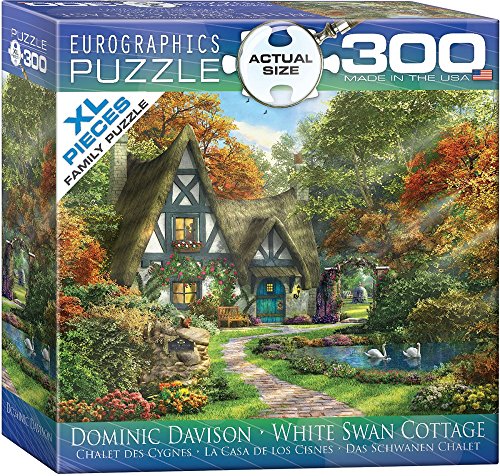 EuroGraphics White Swan Cottage by Dominic Davison 300-Piece Puzzle (Small Box)